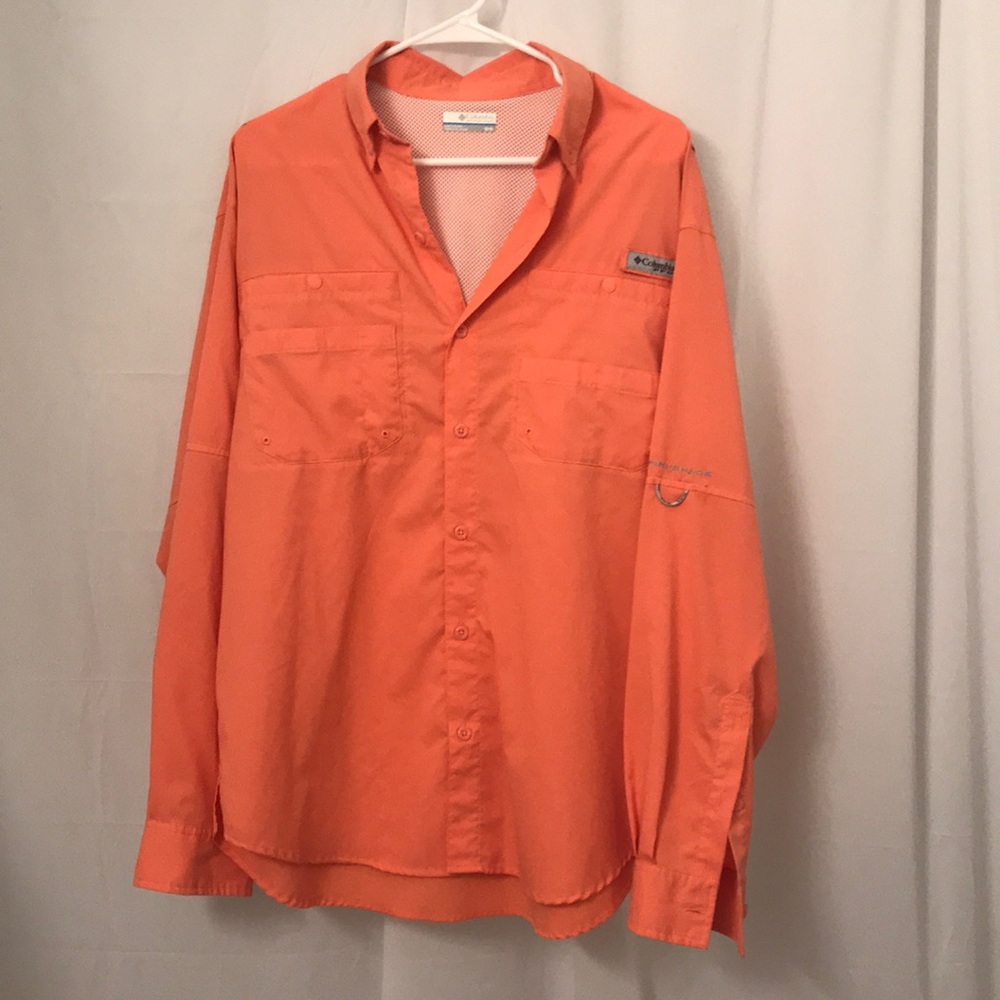 Orange Men’s Columbia long sleeve PFG